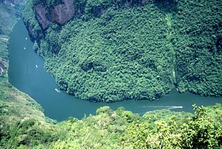 Cañón del Sumidero y Río Grijalva