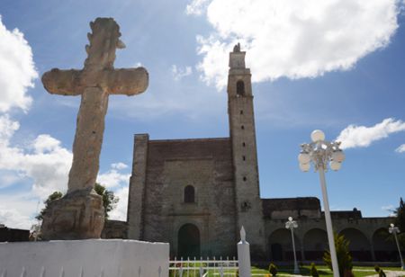Ex Convento franciscano de Todos los Santos en Zempoala.