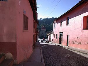 Calle en Tlalpujahua