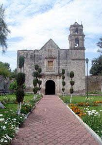 Cuitzeo.- Templo del Hospitalito