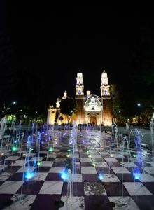 Iglesia en el centro de Puebla