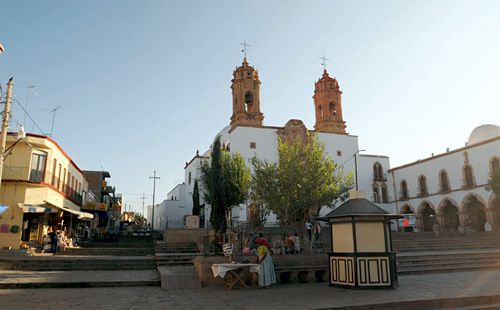 Templo del Señor de Plateros en el centro histórico de Plateros