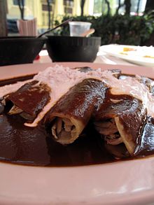 Enchiladas de Mole