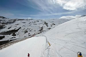 Pista de esquí en Sierra Nevada