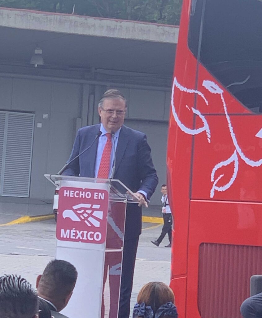 Marcelo Ebrard. Mobility ADO